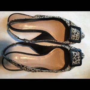 Sling back flats